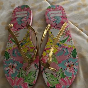 Adorable multi colored sandals